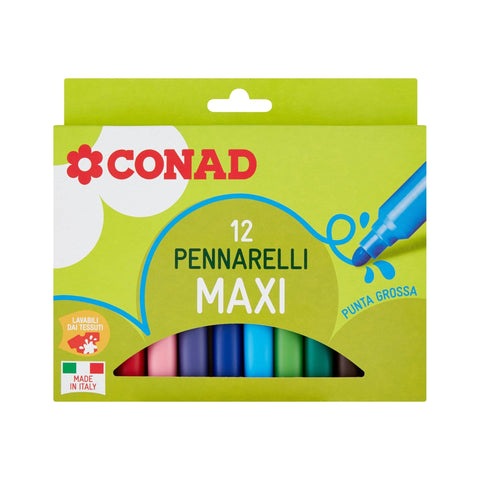 Pennarelli Maxi Conad 12 Pezzi