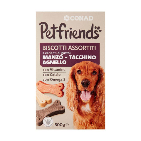 Petfriends Biscotti Cani Assortiti 500g
