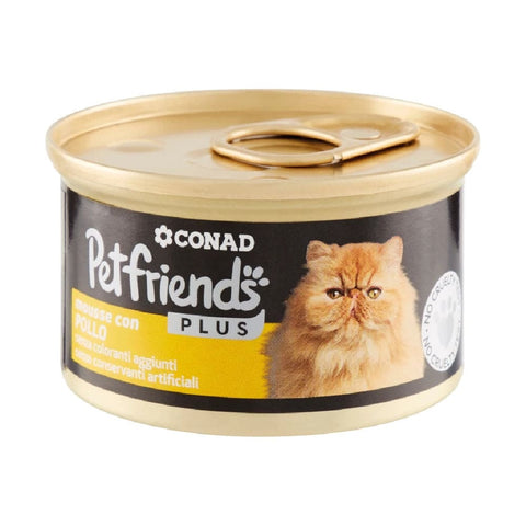 Petfriends Plus Cat Mousse Pollo 85g