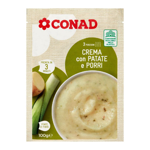Crema con patate e porri g 100 Conad