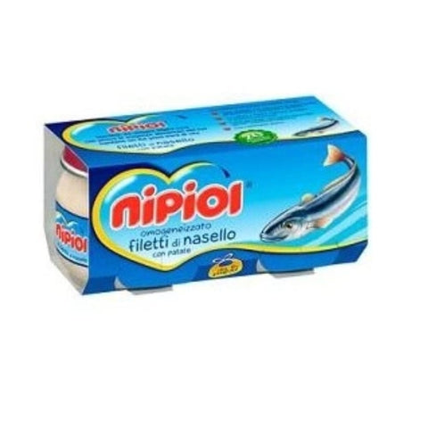 Omogeneizzato filetti di nasello Nipiol 80gr X2