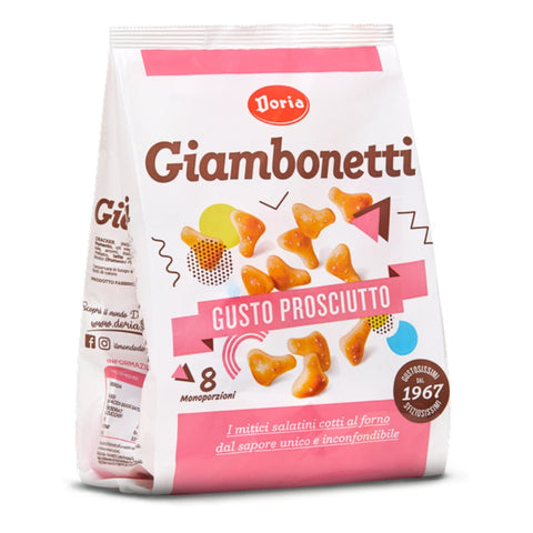 Salatini Giambonetti gusto prosciutto Doria Multipack da 8 x 40 g