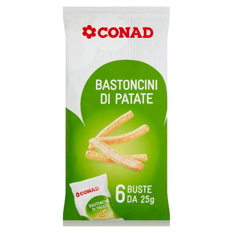 Patatine Bastoncini di Patate Conad Multipack 25g X6