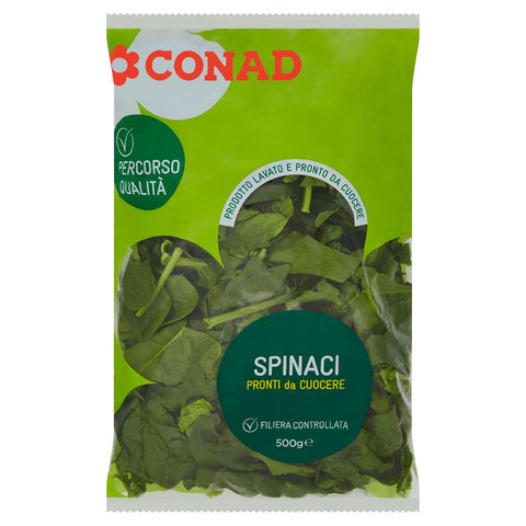 Spinaci in busta 500gr
