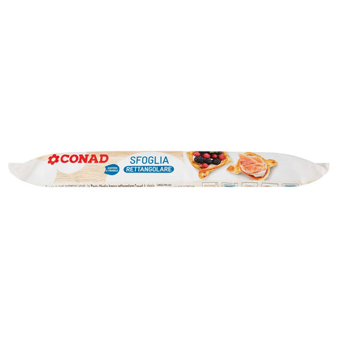 Pasta sfoglia rettangolare 230gr conad