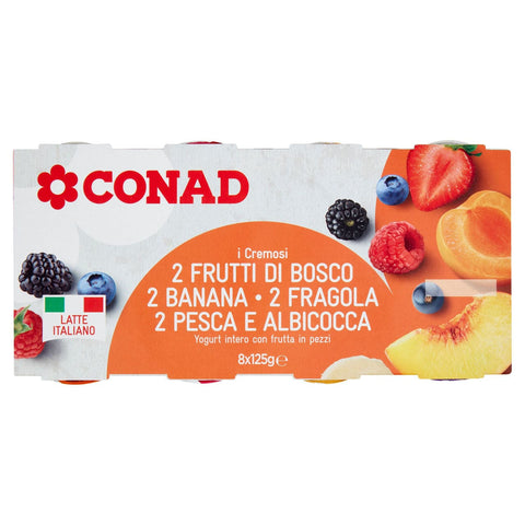 Yogurt x8 i cremosi Conad