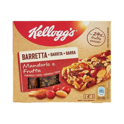 Barrette Kellogg's Mandorle/Frutta x4