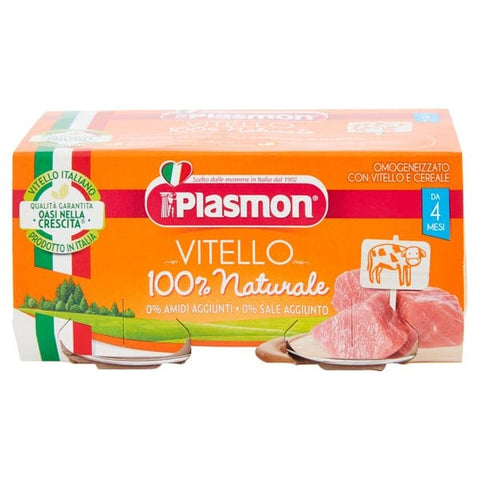 Omogeneizzato vitello Plasmon 80gr X2