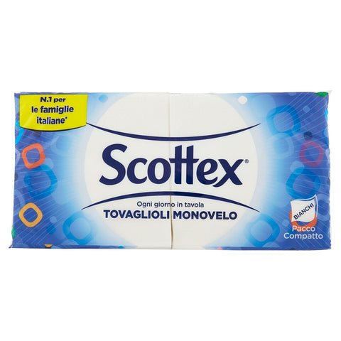 Tovaglioli Bianchi Compatto 1 Velo Scottex