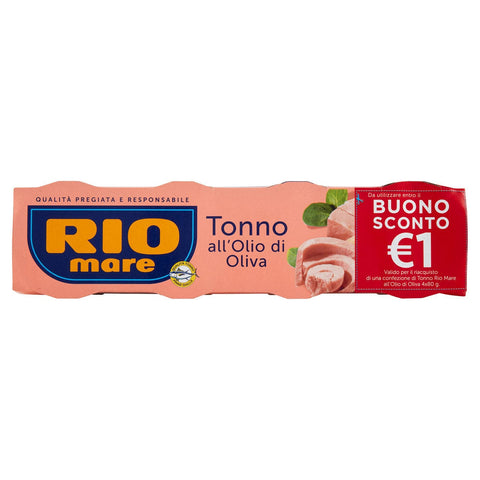 Tonno Olio Di Oliva Rio Mare 4 x 80Gr