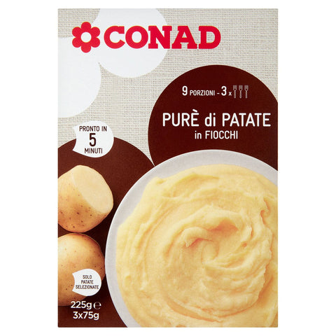 Purè Di Patate In Fiocchi Conad 225 G