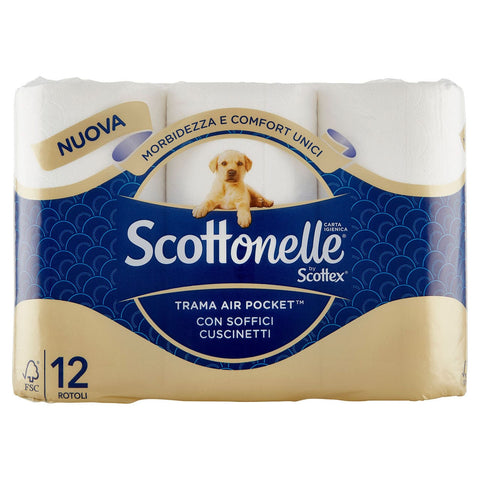 Carta igienica scottonelle Scottex 12 rotoli
