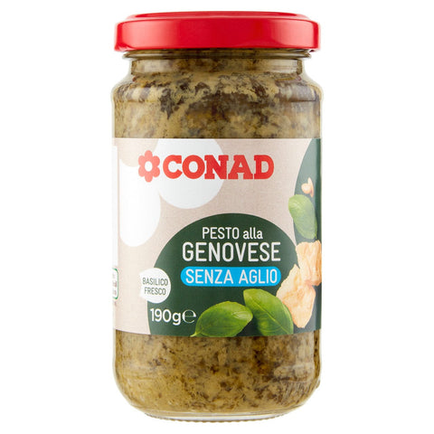 Pesto Alla Genovese Senza Aglio Conad 190 G