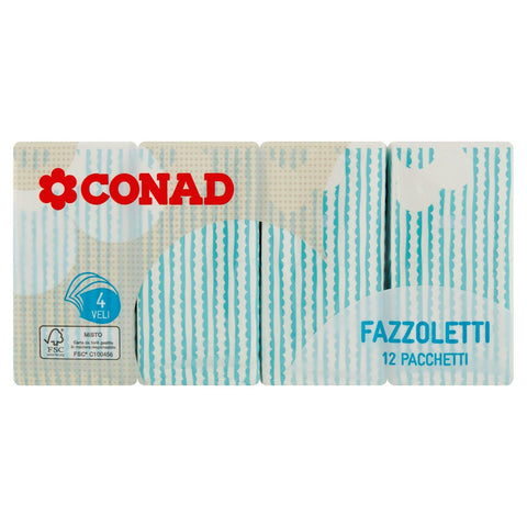 Fazzoletti Conad 12 pacchetti