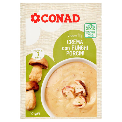 Crema con funghi porcini Conad 100gr