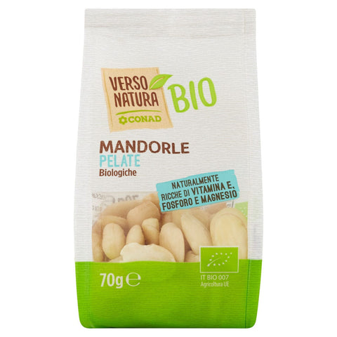 Mandorle pelate bio Conad 70gr