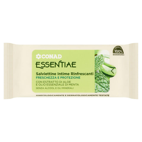 Salviette Intime Rinfrescanti Essentiae X12