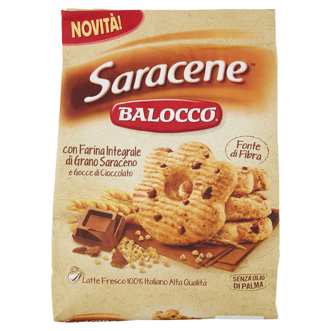 Biscotti Saracene con gocce di cioccolato integrale Balocco 700gr