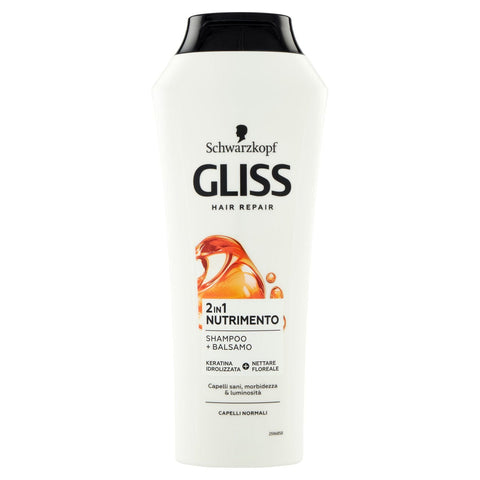 Testanera Gliss Shampoo 2 In 1 Nutrimento 225 ml