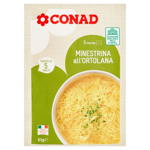 Minestrina all'ortolana Conad 61gr
