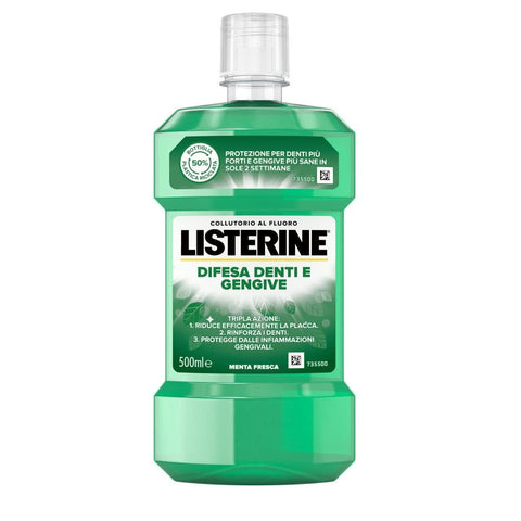 Colluttorio difesa denti e gengive Listerine 500ml