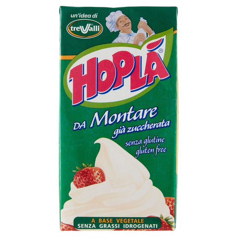 Panna da montare dolce Hoplà già zuccherata trevalli 500ml