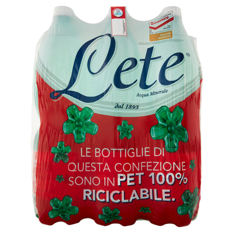Acqua Lete effervescente naturale conf. da 6x1.5l