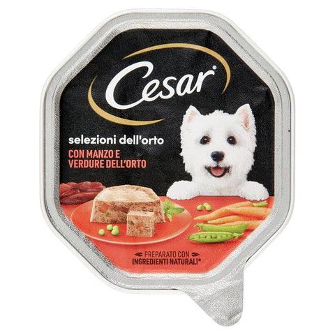 Patè per cane con manzo e verdure Cesar 150 gr