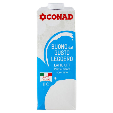 Latte parzialmente scremato Conad da 1L