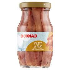 CONAD Filetti di alici sott'olio 150 GR