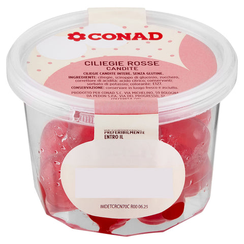CONAD Ciliegie Rosse Candite 70 GR