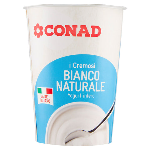 CONAD I Cremosi Yogurt bianco naturale 500 GR