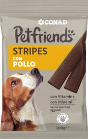 CONAD Petfriends Stripes con pollo 200 GR