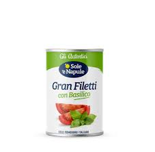 O' SOLE E NAPULE Gran filetti con basilico 400 GR