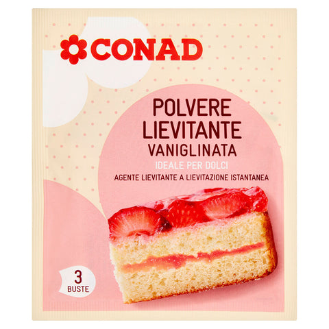 CONAD Polvere lievitante vaniglinata 3x16 GR