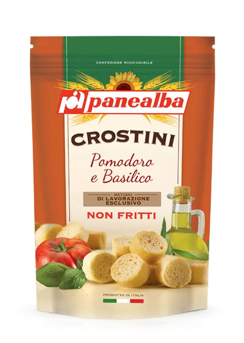 PANEALBA Crostini pomodoro e basilico 100 GR