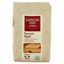 CONAD Pasta di semola di grano duro SAPORI & IDEE PENNONI RIGATI 500 GR