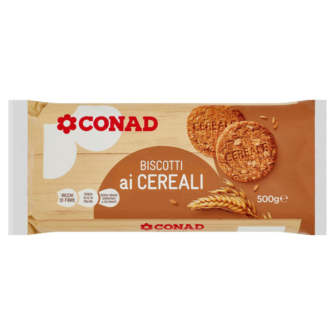 CONAD Biscotti ai Cereali 2x250 GR