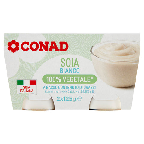 CONAD Soia Bianco 100% Vegetale* 2x125 GR
