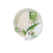 BIO Table piatti dessert 20 pezzi