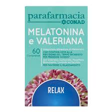 CONAD Parafarmacia Melatonina e Valeriana 60 compresse
