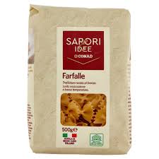 CONAD Pasta di semola di grano duro SAPORI & IDEE FARFALLE 500 GR