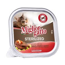 MIGLIOR GATTO Sterilized patè manzo, fegato e carote 100 GR