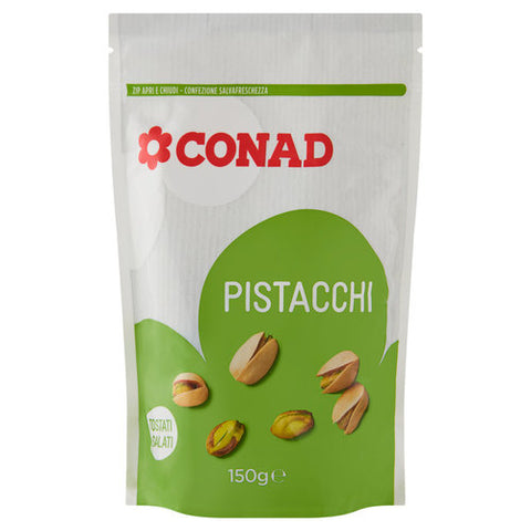 CONAD PISTACCHI Tostati e Salati  150 GR