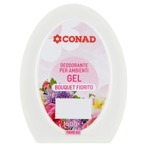 CONAD Deodorante per Ambienti Gel Bouquet Fiorito 150 GR