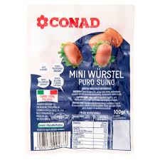 CONAD Wurstel Mini Wudy Puro Suino