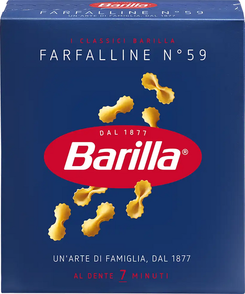 BARILLA FARFALLINE 500 GR