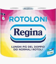 REGINA Rotoloni carta igienica 4 rotoli
