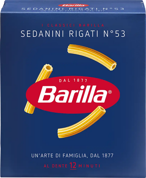 BARILLA SEDANINI RIGATI 500 GR