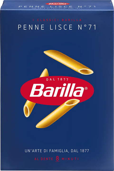 BARILLA PENNE LISCE 500 GR